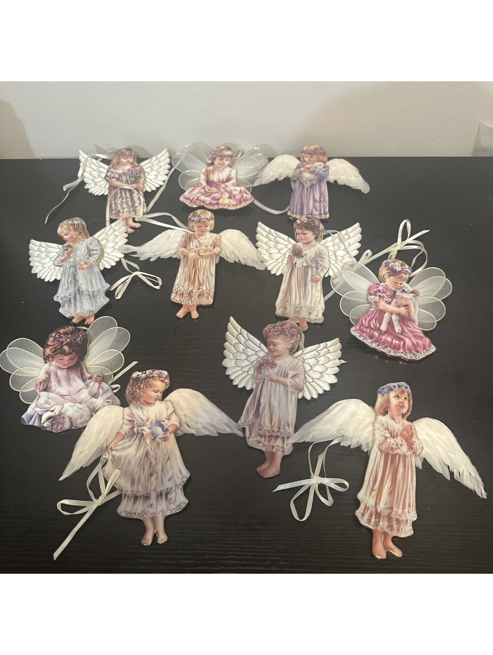 Bradford Exchange Heavens Little Angels Ornaments Lot Of 11